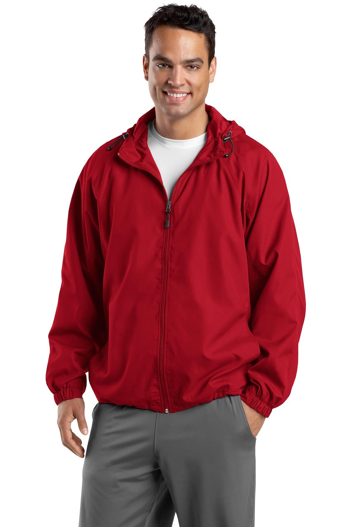 DISCONTINUED Sport-Tek® Tall Hooded Raglan Jacket