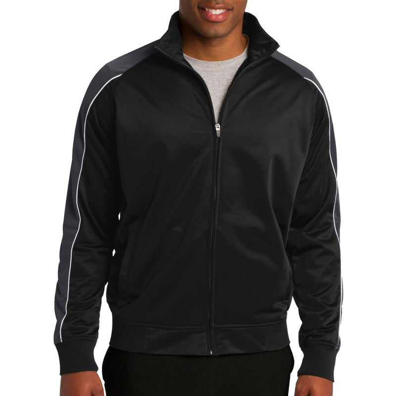 Sport-Tek® Piped Tricot Track Jacket