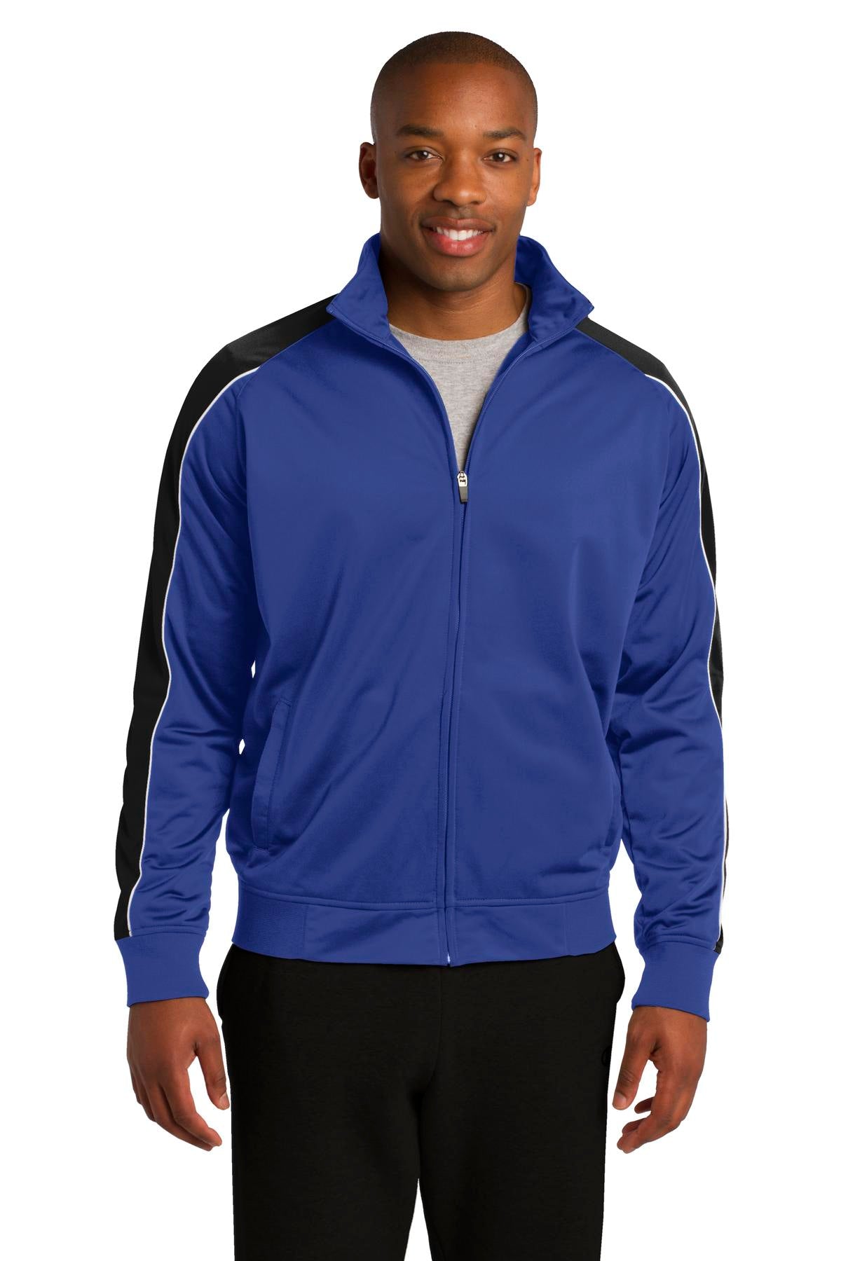 DISCONTINUED Sport-Tek® Piped Tricot Track Jacket