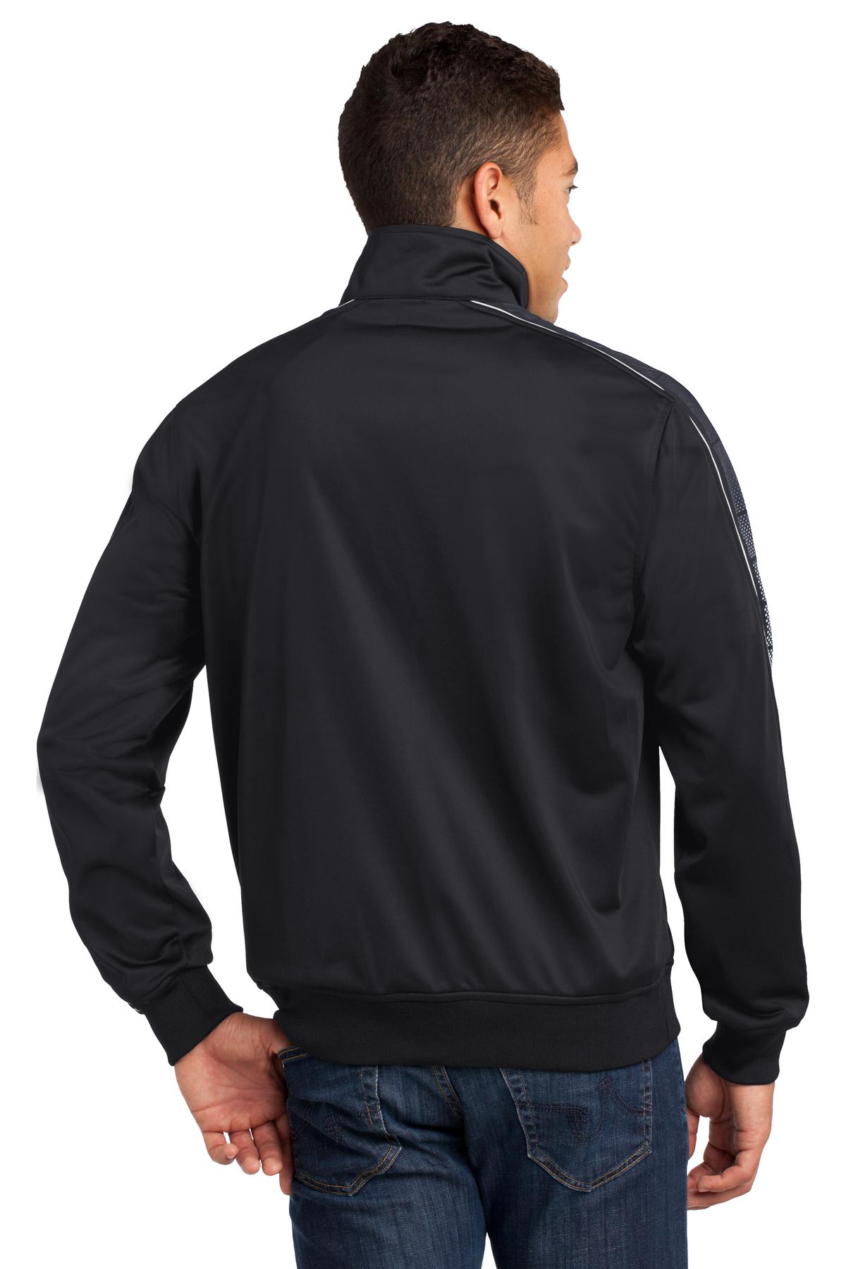 DISCONTINUED Sport-Tek® Dot Sublimation Tricot Track Jacket