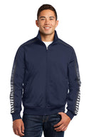 Sport-Tek® Dot Sublimation Tricot Track Jacket