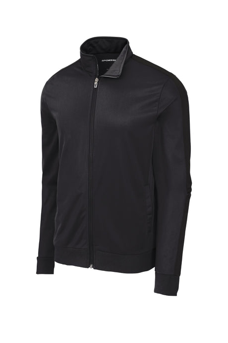 Men's Sport-Tek ® Tricot Sleeve Stripe Track Jacket