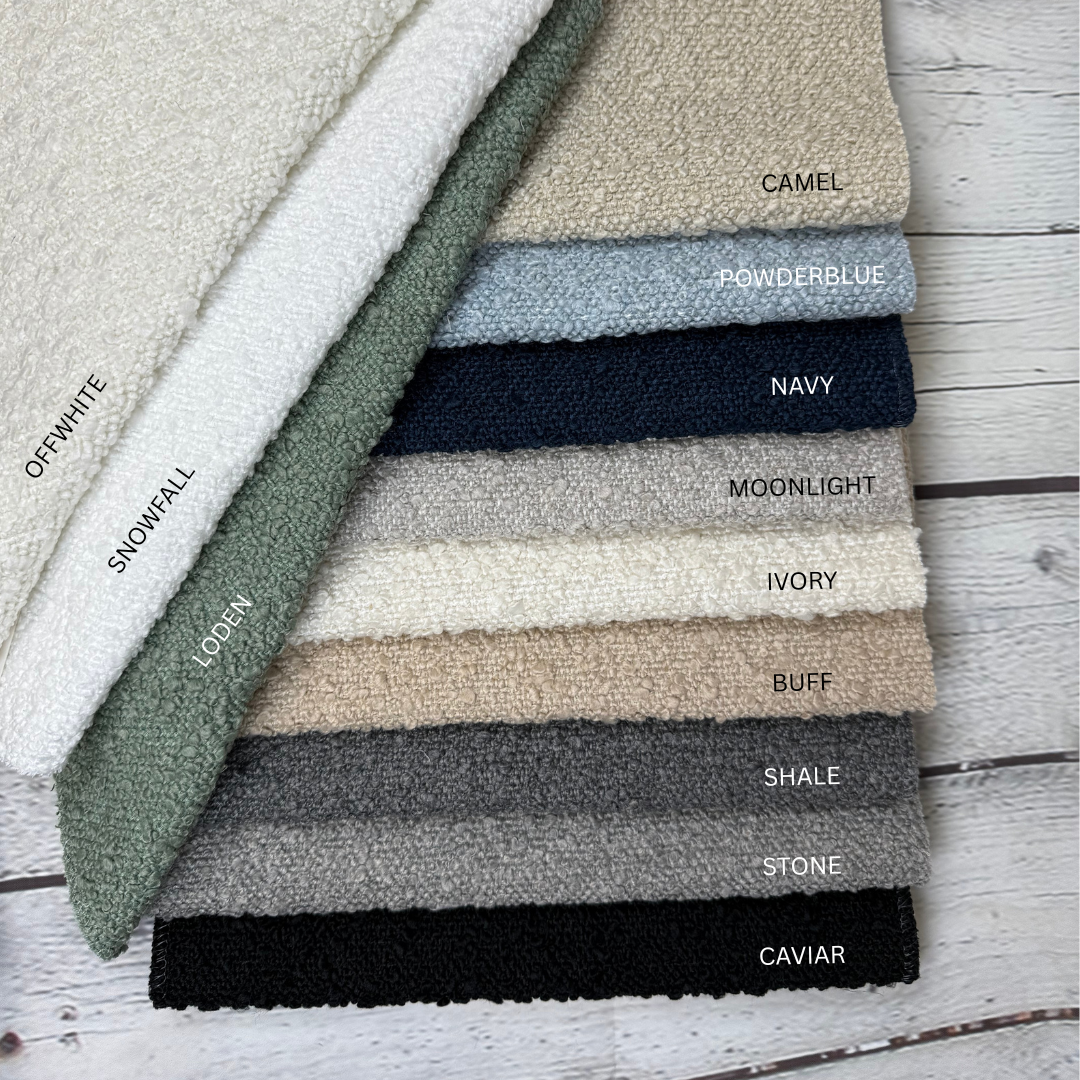 Boucle Upholstery Fabric by the Yard