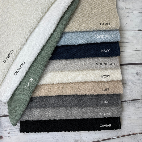 Boucle Upholstery Fabric by the Yard