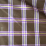 Julian Silk Fabric - Small Square Multicolored Stripe, 54" Width (1 Yard)