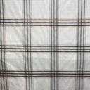 Julian Silk Fabric - Small Square Multicolored Stripe, 54" Width (1 Yard)