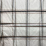 Julian Silk Fabric - Small Square Multicolored Stripe, 54" Width (1 Yard)
