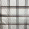 Julian Silk Fabric - Small Square Multicolored Stripe, 54" Width (1 Yard)
