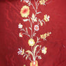 Juliet Floral Embroidered Silk Fabric - Biscuit, Bluebell, Sage, Wine, Spice, 54" Width (1 Yard)