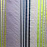 Justin Silk Fabric - Shiny Multicolored Stripe, 54" Width (1 Yard)