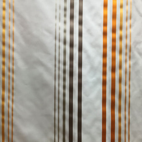 Justin Silk Fabric - Shiny Multicolored Stripe, 54" Width (1 Yard)