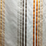 Justin Silk Fabric - Shiny Multicolored Stripe, 54" Width (1 Yard)