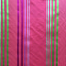 Justin Silk Fabric - Shiny Multicolored Stripe, 54" Width (1 Yard)