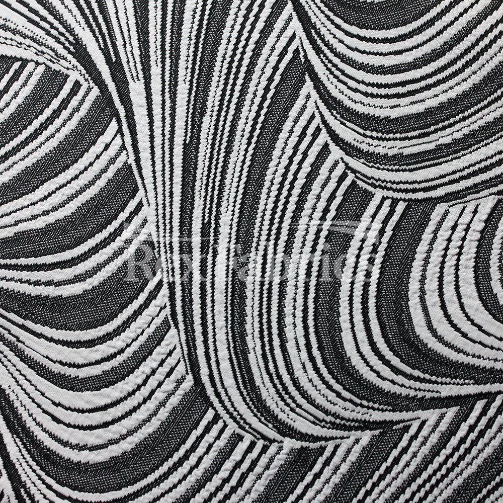 Jacquard Wave Nylon Polyester Spandex Fabric - Multiple Colors, Wave Jacquard Texture, 61" Width (1 Yard)