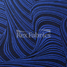 Jacquard Wave Nylon Polyester Spandex Fabric - Multiple Colors, Wave Jacquard Texture, 61" Width (1 Yard)