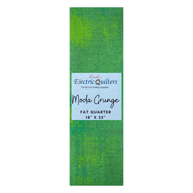 Cotton Fat Quarter Jade Cream Grunge Basics 18 x 22