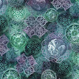Cotton Fabric Jade Elemental Magic 44" Width
