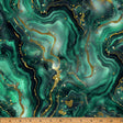 Cotton Fabric Jade Midnight Flora Print 43/44"