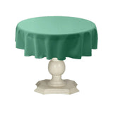 Tablecloth Dull Bridal Satin Fabric - Solid Color, 58" Round (1 Piece)