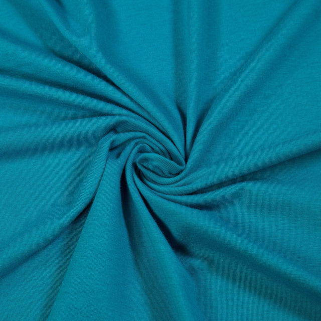 Cotton Spandex Jersey Knit Fabric Jade 4-Way Stretch