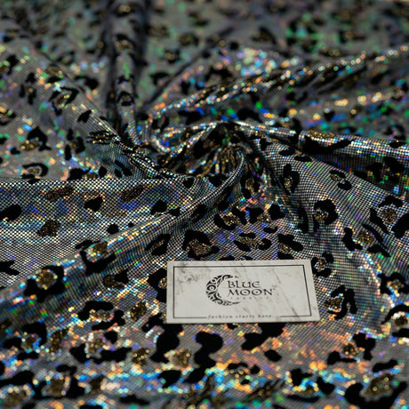 Foiled Spandex Jag Print