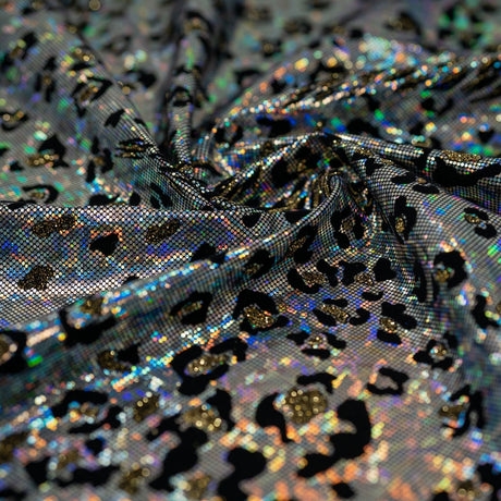 Foiled Spandex Jag Print