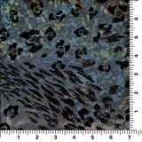 Jag City Shattered Glass Foiled Spandex Nylon Spandex Fabric - Shattered Glass Foil, 56" Width (1 Yard)