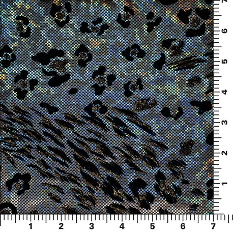 Foiled Spandex Jag Print