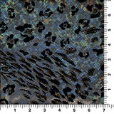 Jag City Shattered Glass Foiled Spandex Fabric - Animal Print, 56" Width (1 Yard)