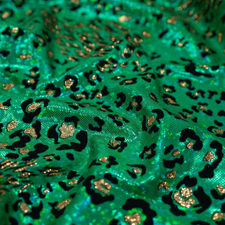 Foiled Spandex Jag Print