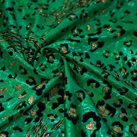 Foiled Spandex Jag Print