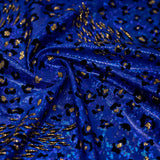 Jag City Shattered Glass Foiled Spandex Nylon Spandex Fabric - Shattered Glass Foil, 56" Width (1 Yard)