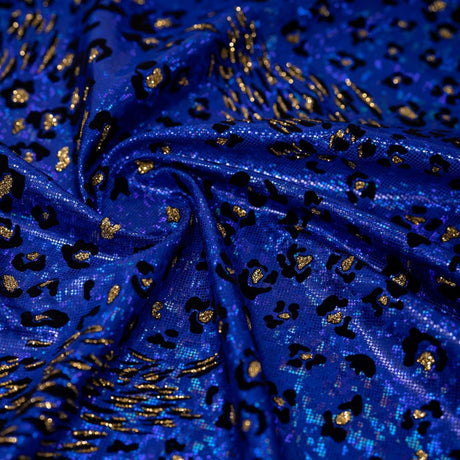 Foiled Spandex Jag Print