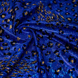 Jag City Shattered Glass Foiled Spandex Fabric - Animal Print, 56" Width (1 Yard)
