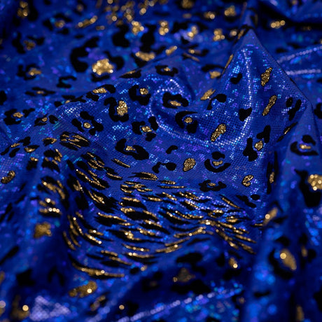 Foiled Spandex Jag Print