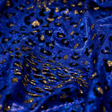 Jag City Shattered Glass Foiled Spandex Fabric - Animal Print, 56" Width (1 Yard)