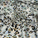 Jag City Shattered Glass Foiled Spandex Fabric - Animal Print, 56" Width (1 Yard)