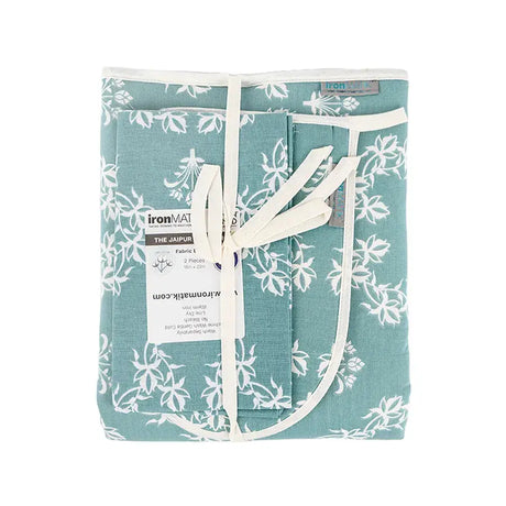 Cotton Ironing Mat and Glove Bundle Jaipur Blue
