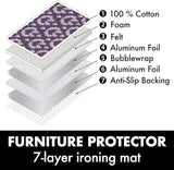 Cotton Ironing Mat and Glove Bundle Jaipur Purple