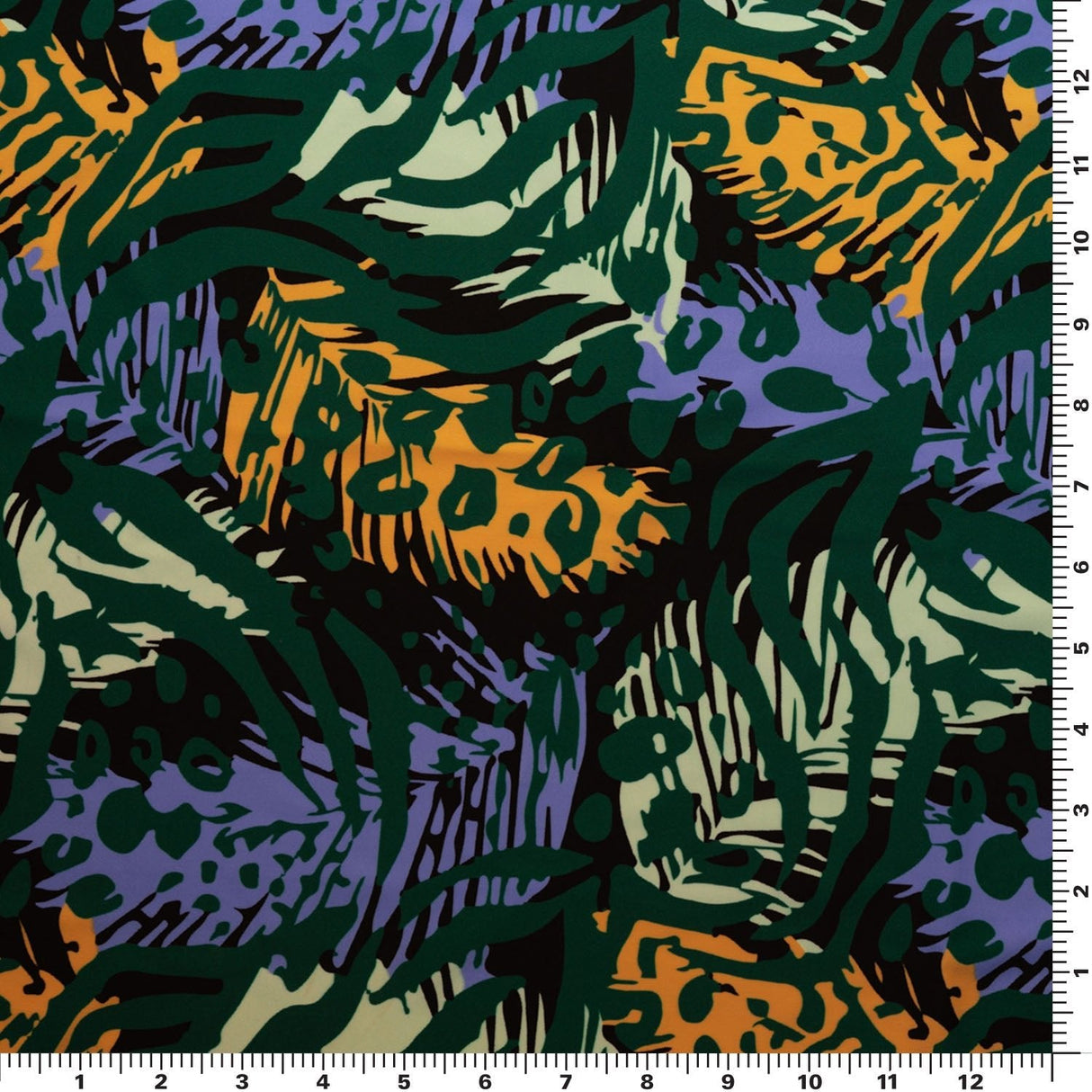 Printed Spandex Jungle Fabric