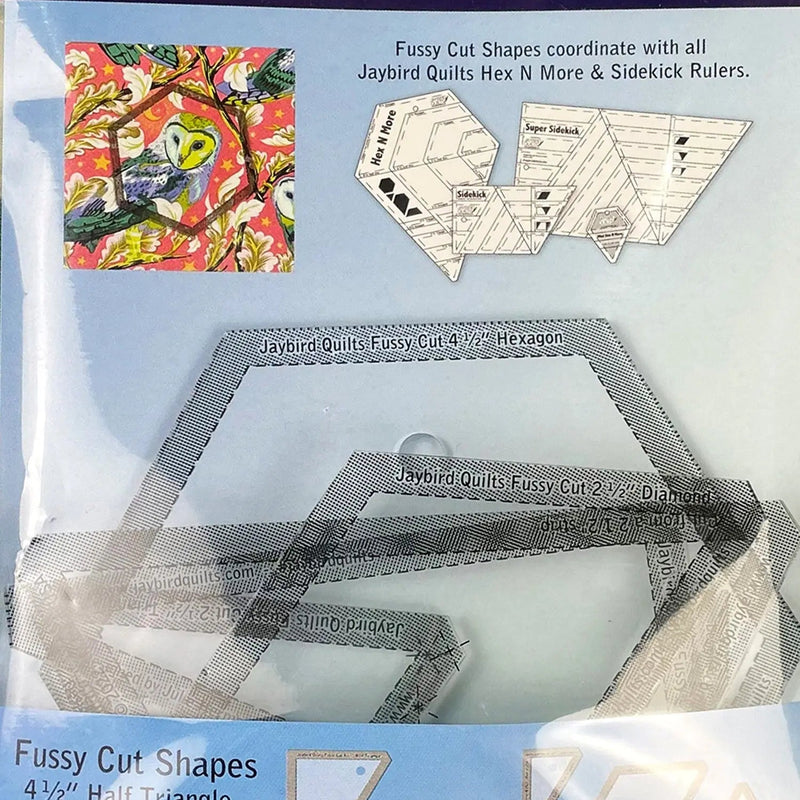 Acrylic Fussy Cut Shapes Quilting Templates