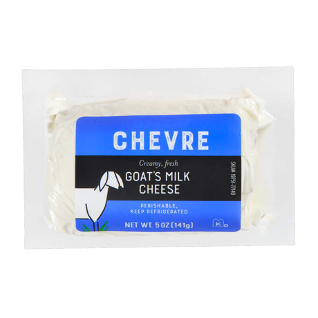 Chevre Goat Cheese Fresh Tangy Goat Milk Cheese Log for Cheese Boards Salads and Spreads