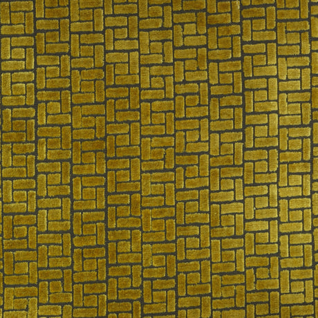 Burnout Velvet Upholstery Fabric Westfield Geometric Block Pattern by the Yard