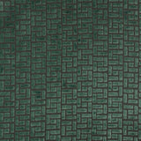 Burnout Velvet Upholstery Fabric Westfield Geometric Block Pattern by the Yard