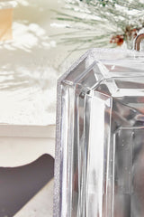 8" Clear Jewel Ornament