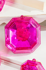 4"-5" Jewel Ornament - Pink