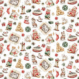 Minky Cuddle Fabric Jingle Paws Multi