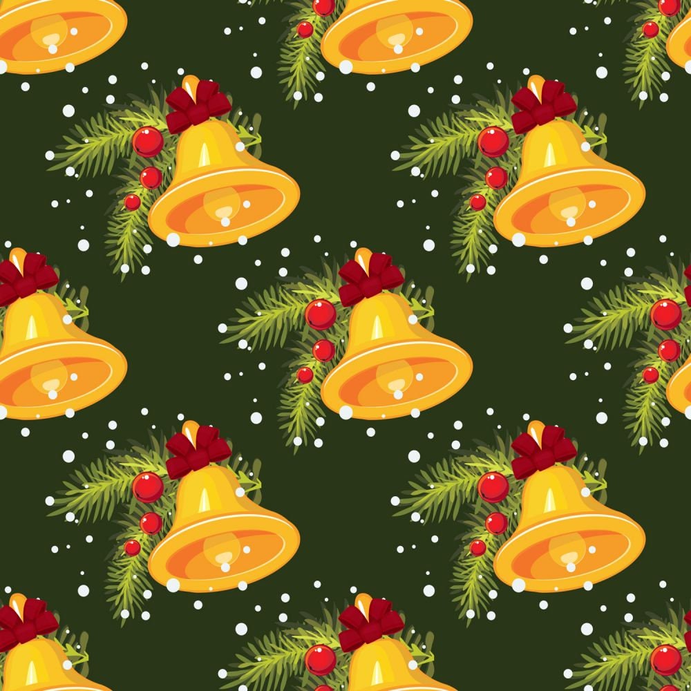 Quilting Cotton Jingle All The Way Christmas Print