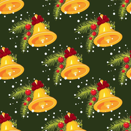 Quilting Cotton Jingle All The Way Christmas Print