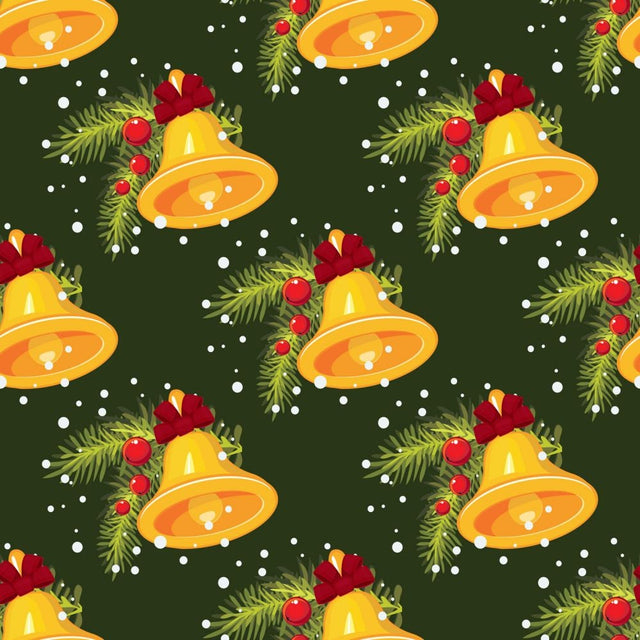 Quilting Cotton Jingle All The Way Christmas Print